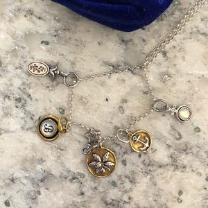 Waxing poetic 28” necklace with 5 charms